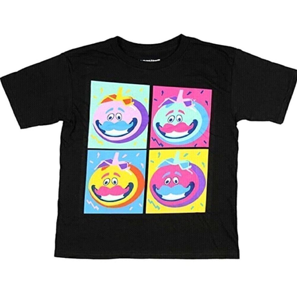 Fortnite Boys T-Shirt Black with Tomato Head Leader Grid - XXL - 18